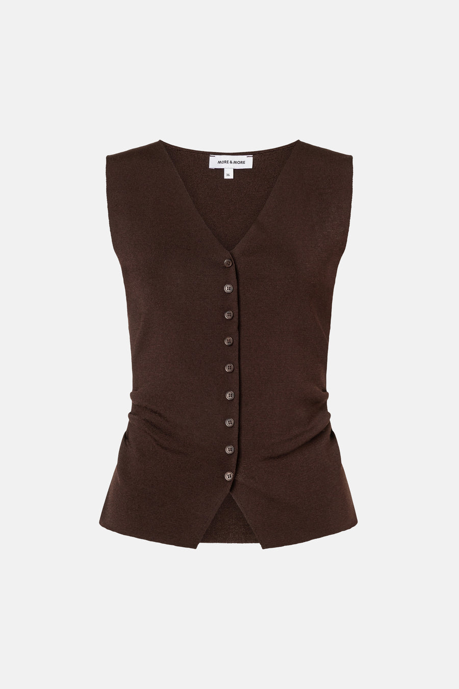 Gilet bruin - MORE & MORE