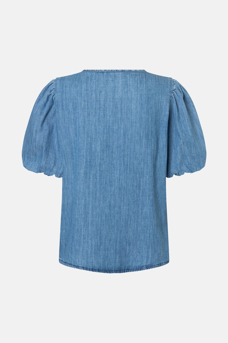 Chemisier (manches courtes) mid blue denim - MORE & MORE