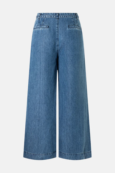5-pocket broek - mid blue denim