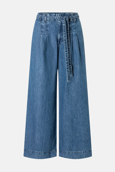 5-pocket broek - mid blue denim