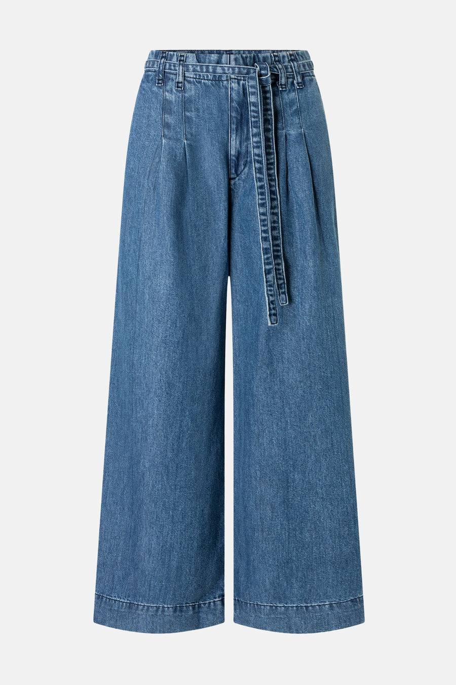 5-pocket broek - mid blue denim