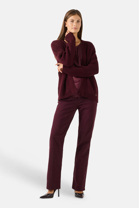 Dames sb seizoensbroek 5pocket rouge - MORE & MORE