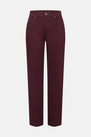 Pantalon 5 poches - rouge