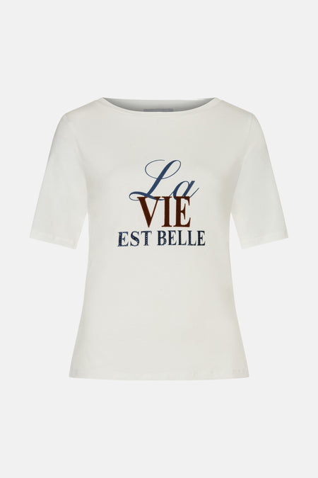 T-shirt (korte mouwen) wit - MORE & MORE