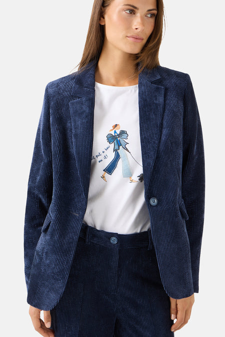 Blazer bleu - MORE & MORE