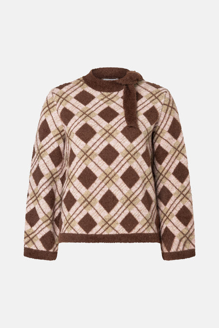 Dames tops pull korte mouw multicolore - MORE & MORE