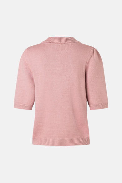 Dames tops pull korte mouw rose - MORE & MORE