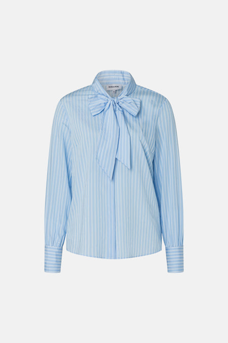 Blouse à manches longues - bleu