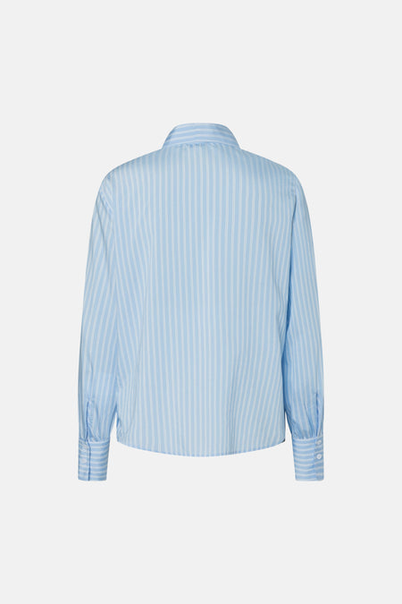 Blouse à manches longues - bleu