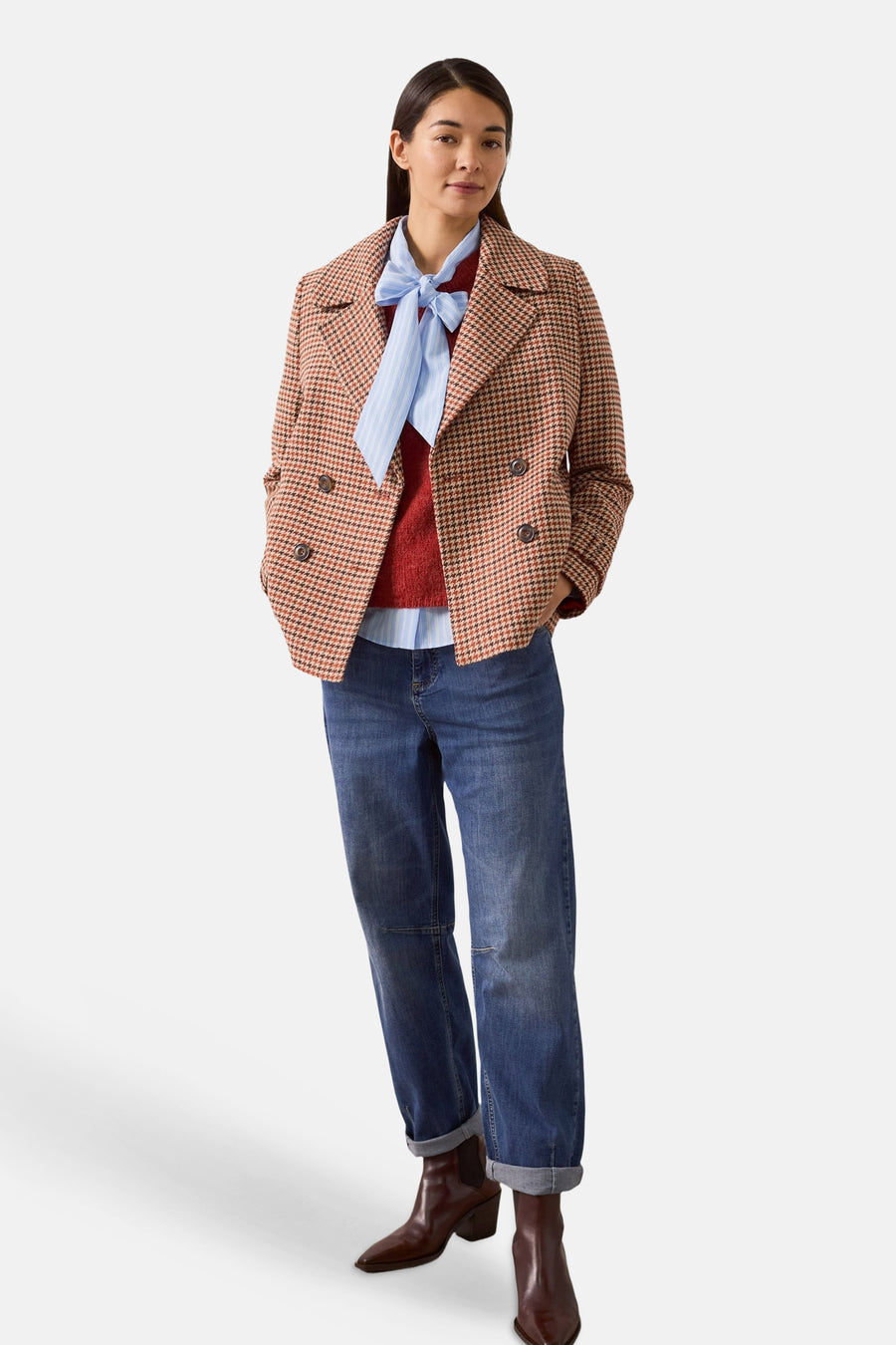 Jean Mom mid blue denim - MORE & MORE