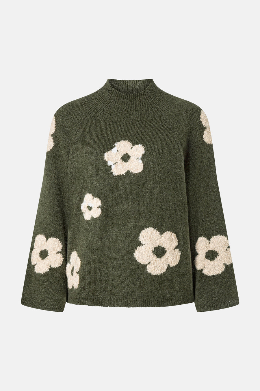 Pull col rond vert - MORE & MORE