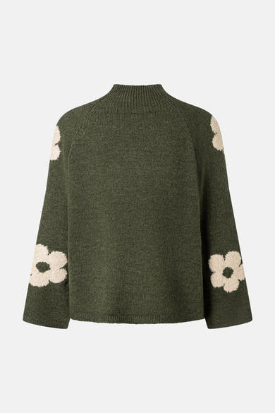 Pull col rond vert - MORE & MORE