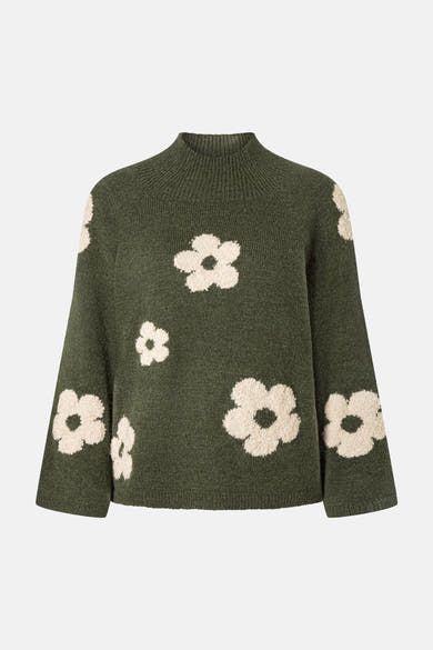 Pull col rond vert - MORE & MORE