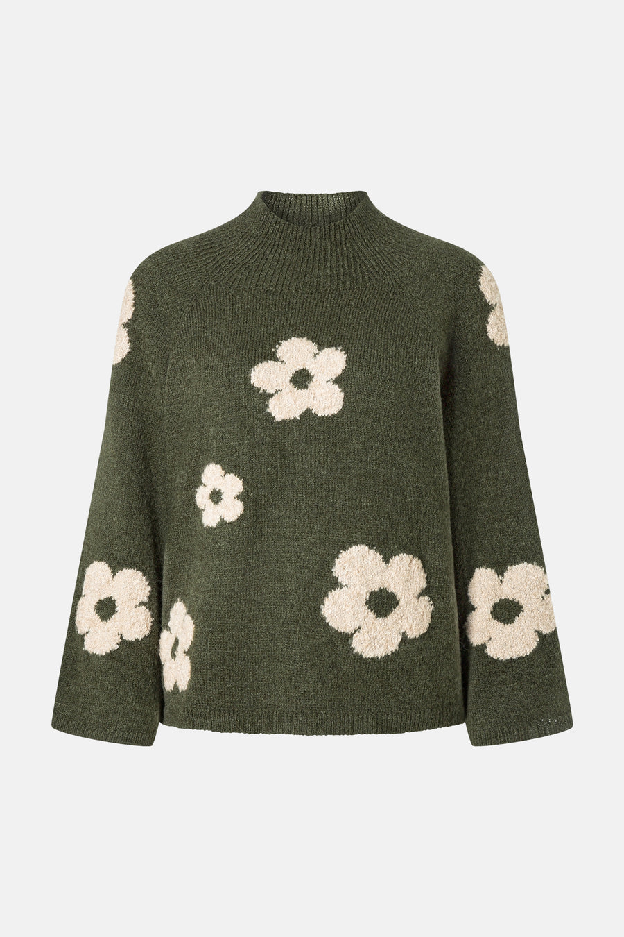 Pull col rond vert - MORE & MORE