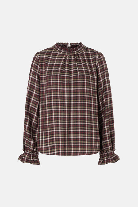 Blouse à manches longues - multicolore