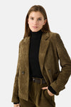 Dames tops blazer kostuum vert - MORE & MORE