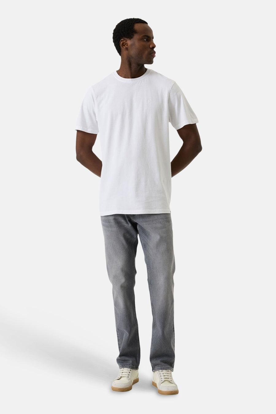 Jean tapered mid grey denim - GARCIA