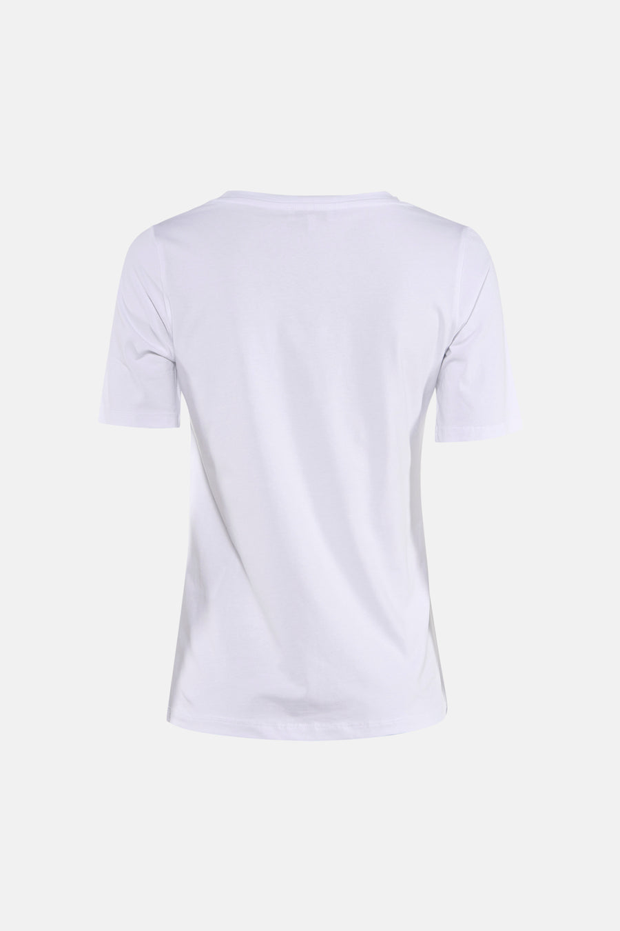 T-shirt à manches courtes blanc de MORE & MORE, vue arrière.