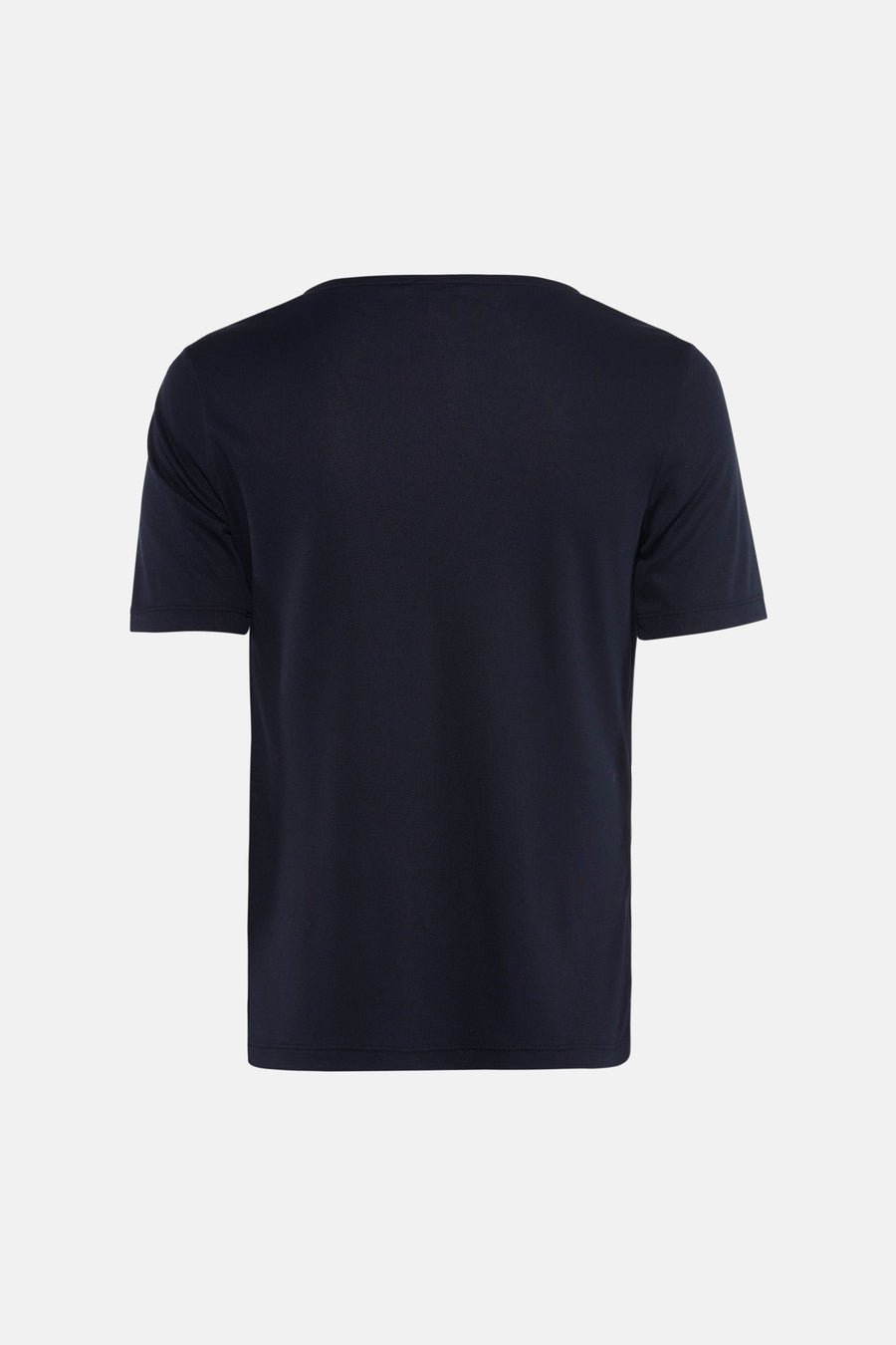 T-shirt à manches courtes bleu de MORE & MORE, uni avec une texture subtile.