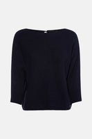 Pull à col rond - bleu