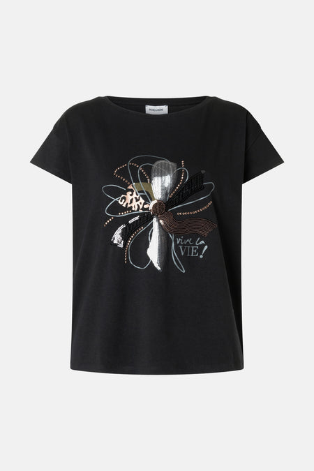 T-shirt (korte mouwen) zwart - MORE & MORE