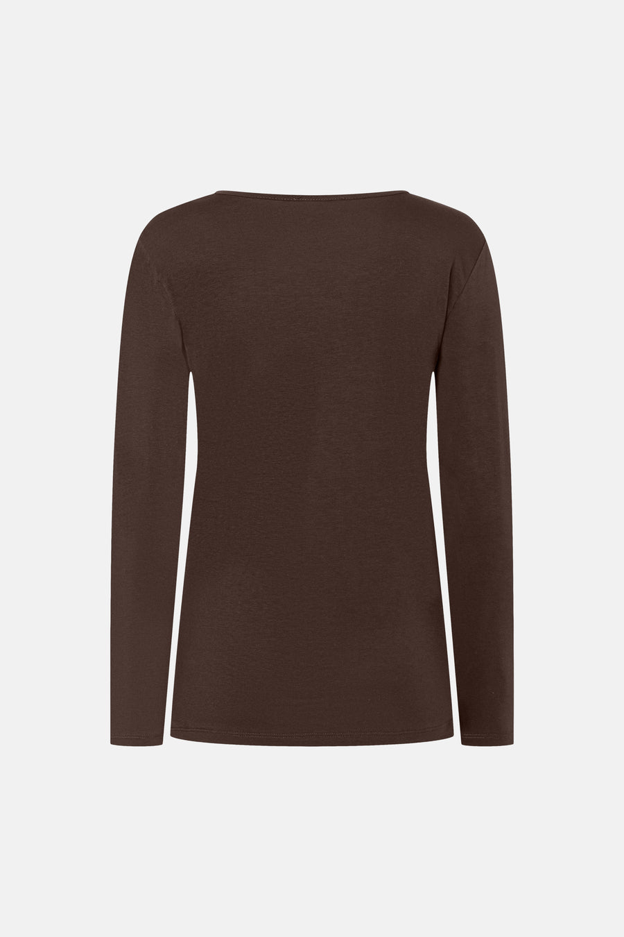 Top uni manches longues brun - MORE & MORE