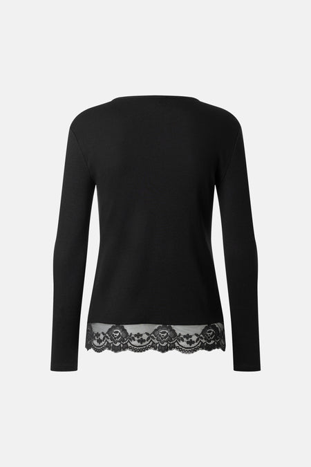 T-shirt à col roulant - noir