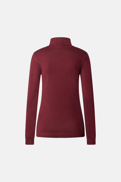 Pull col montant rouge - MORE & MORE