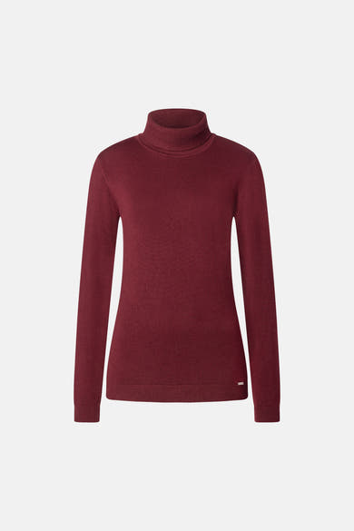 Pull col montant rouge - MORE & MORE