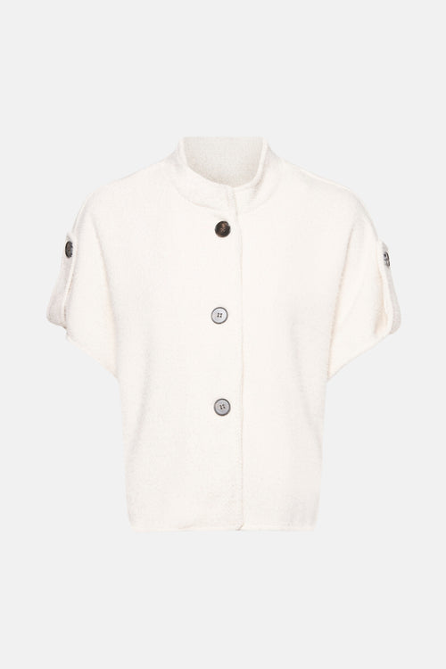 Cardigan Ecru - Terra di Siena