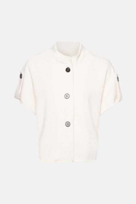 Cardigan Ecru - Terra di Siena