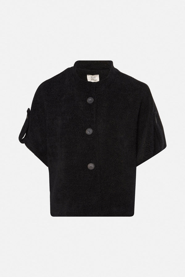 Cardigan Noir - Terra di Siena