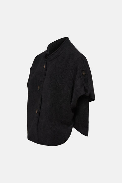 Cardigan Noir - Terra di Siena
