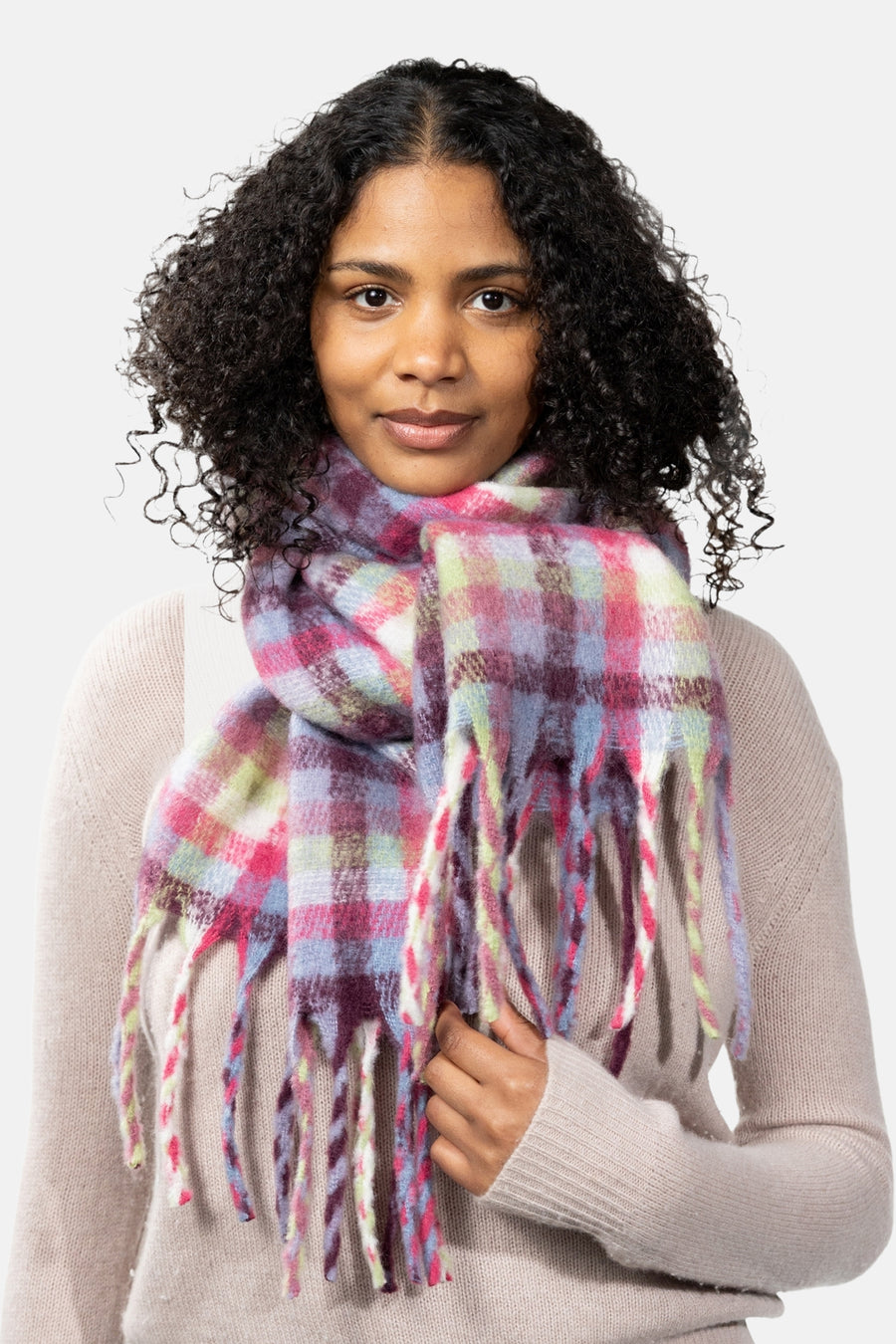 Wintersjaal roze - BARTS