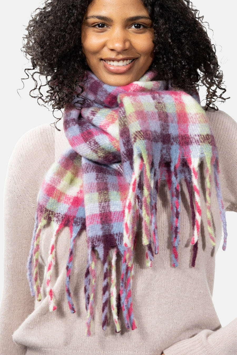 Wintersjaal roze - BARTS
