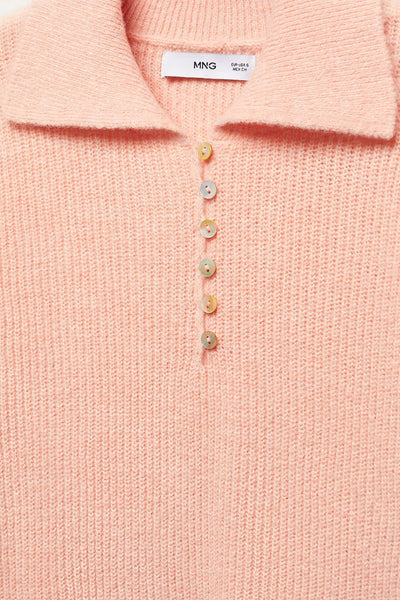 Pull col rond Rose - MANGO
