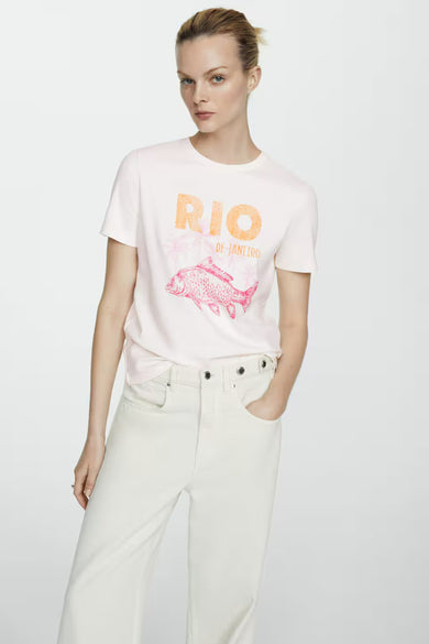 T-shirt à manches courtes - orange