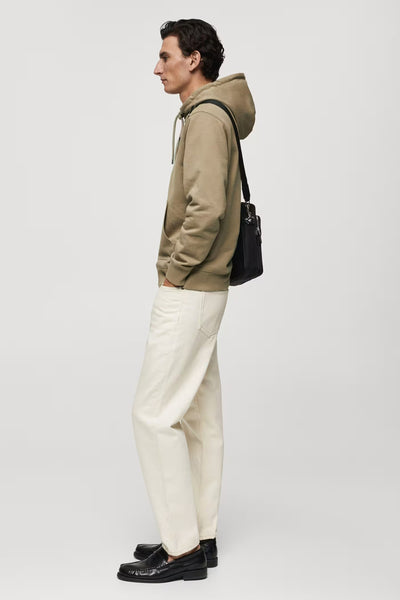 Sweater met kap Bruin - MANGO