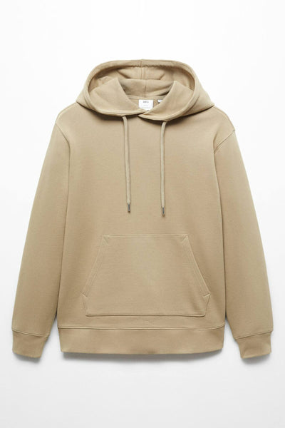 Sweater met kap Bruin - MANGO