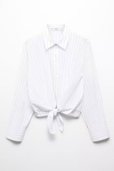Chemisier (manches longues) Blanc - MANGO