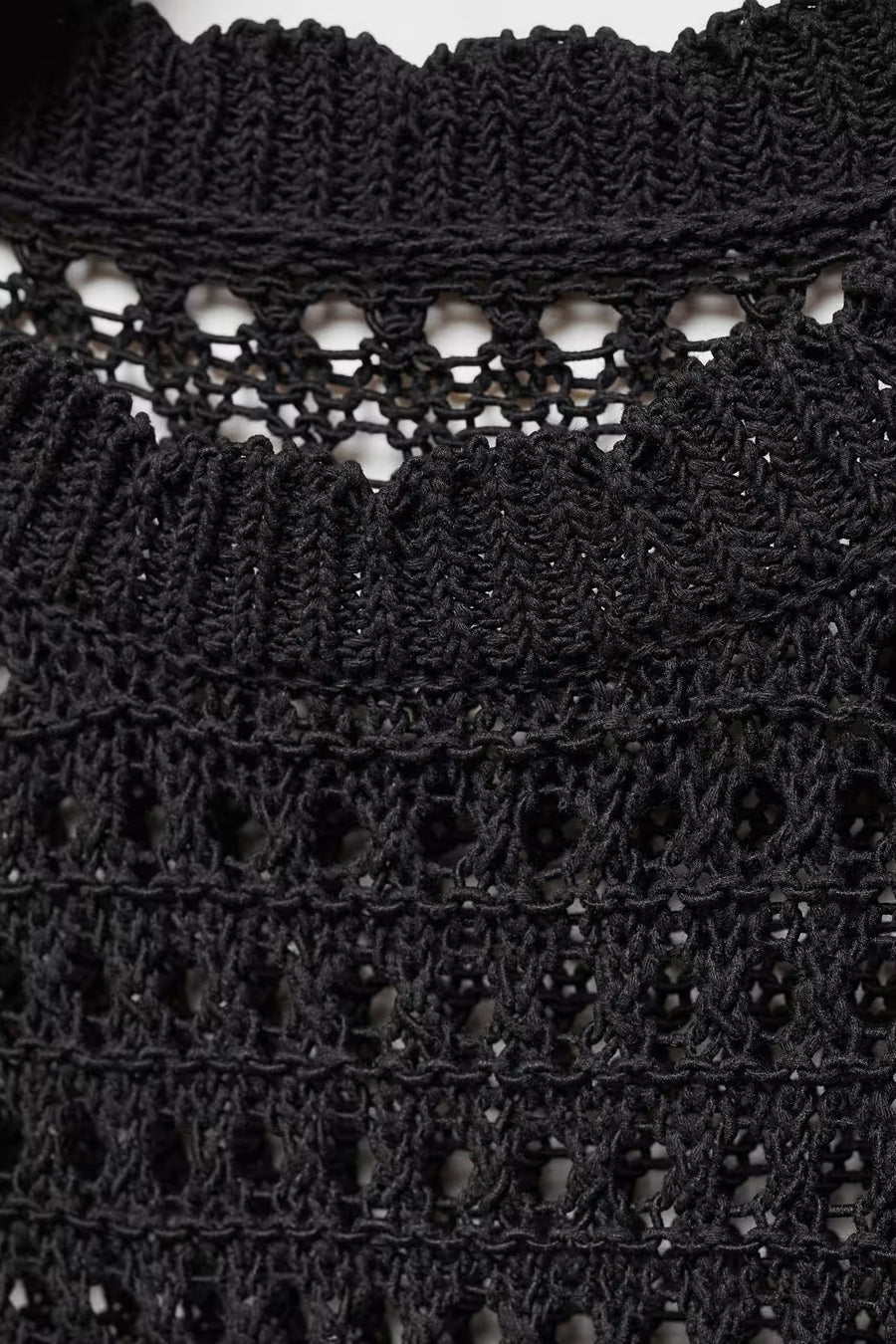 Pull col rond Noir - MANGO