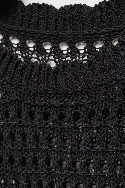 Pull col rond Noir - MANGO
