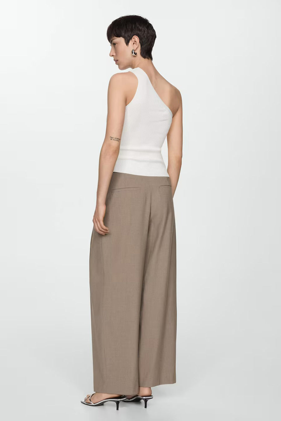 Blouse (zonder mouwen) Wit - MANGO