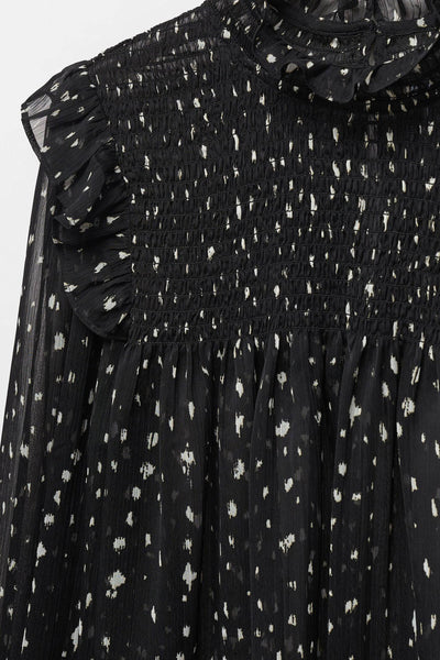 Chemisier (manches longues) Noir - MANGO