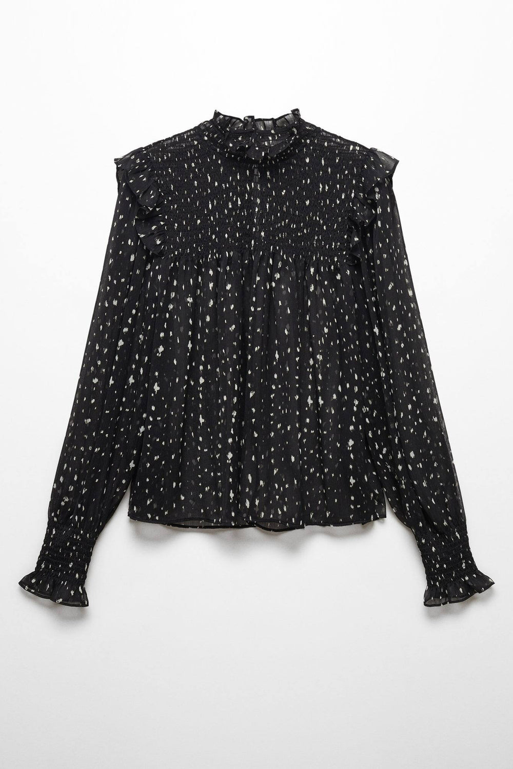Chemisier (manches longues) Noir - MANGO