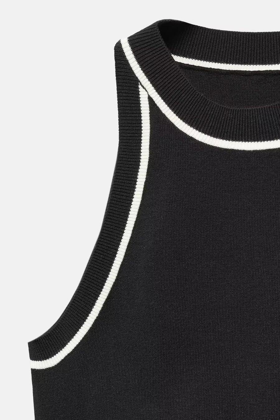 Singlet zwart - MANGO