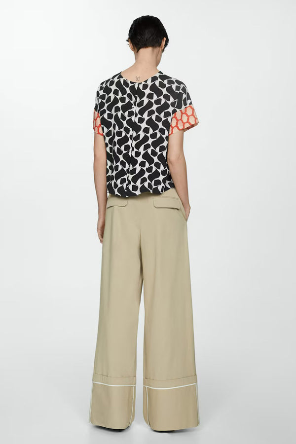 Chemisier (manches courtes) Multicolore - MANGO