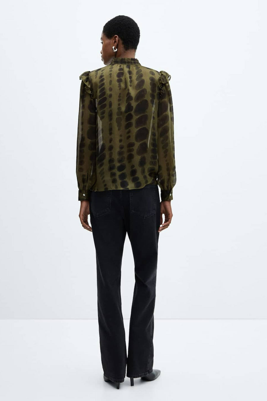 Blouse met lange mouwen - groen