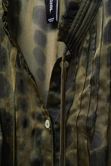 Blouse met lange mouwen - groen