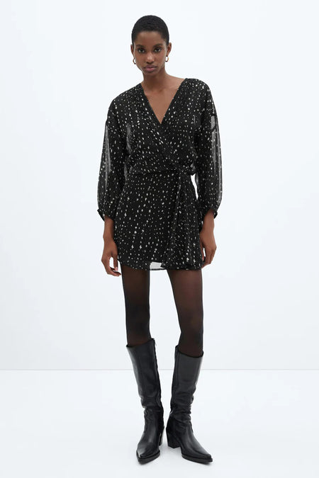 Robe midi - noir